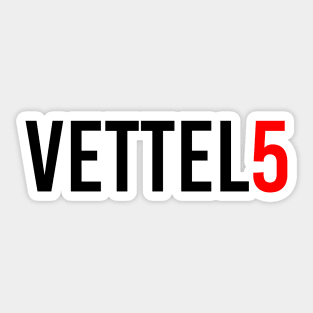 Sebastian Vettel 5 Design Sticker